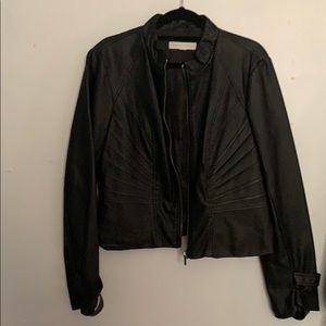 NY&C Women Medium Black leather Jacket.